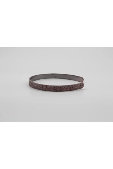 Cam Kırığı Desenli Bakır Bileklik (6 mm) - %100 Saf Bakır - 2