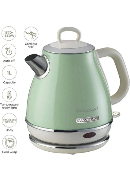 Ariete Vintage Yeşil Su Isıtıcı 1 lt - 4