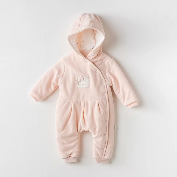 Eterella Ballerina Kadife Bebe Kozmonot Pink