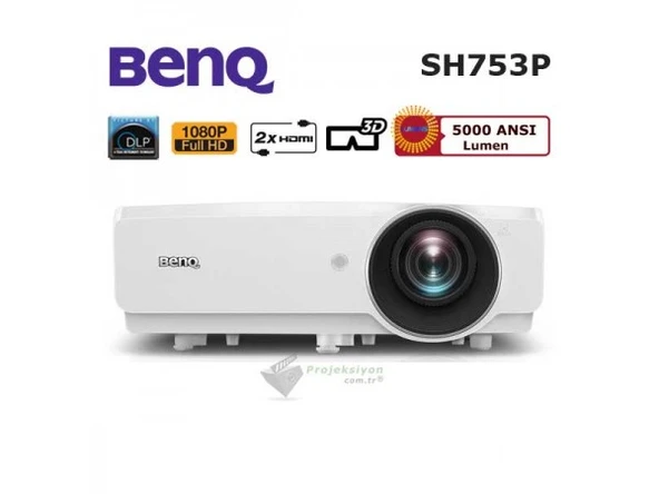 BENQ 5000 ANSI 1920x1080 FHD 2xHDMI VGA RJ45 USB 3D DLP Projektör