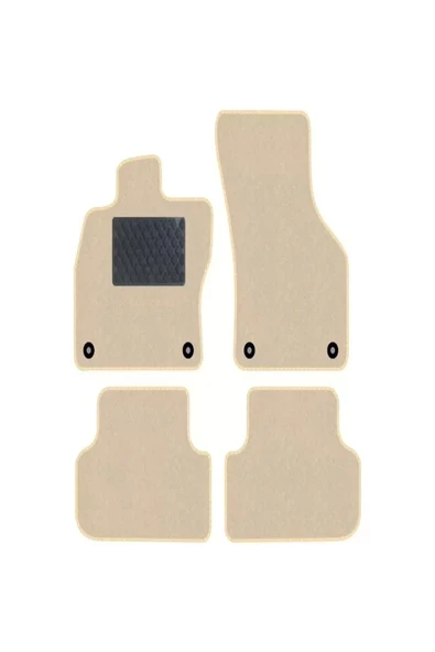 Ford Focus 2 2005-2011 Bej Halı Bej Kenar Petek Topuk - Resim 3