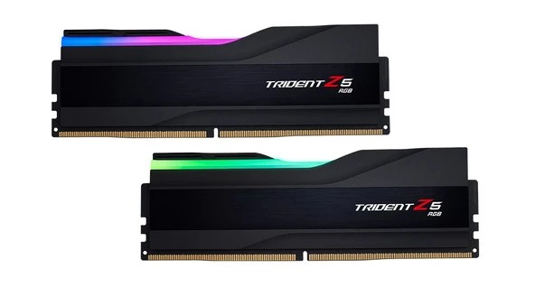 GSKILL  Trident Z5 RGB Siyah DDR5-7200Mhz CL34 32GB 2x16GB DUAL 34-45-45-115 1.4V