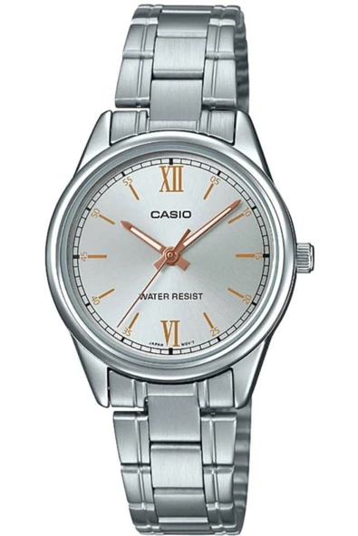 Casio LTP-V005D-7B2UDF Kadın Kol Saati Su Geçirmez Gümüş