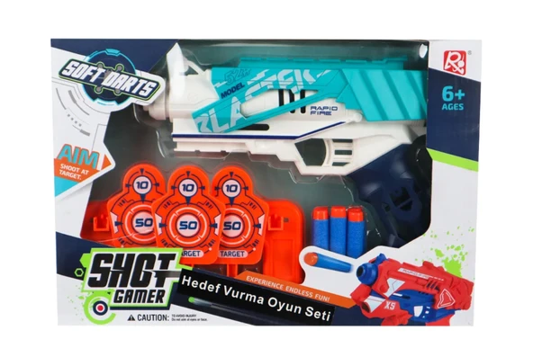 Hedefli Dart Tabancası 24 cm