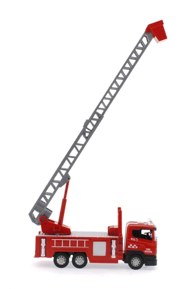 Die Cast Sürtmeli Merdivenli İtfaiye Aracı - 7
