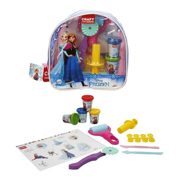 S00001879 FROZEN OYUN HAMUR SETİ SIRT ÇANTALI -SUN - 8