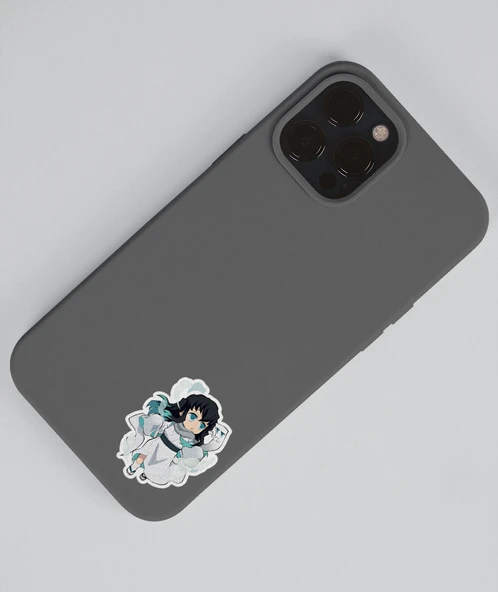 Muichiro Tokito-Senjuro Rengoku -Demon Slayer-2li çıkartma-etiket-süsleme-parlak kağıt - Resim 4