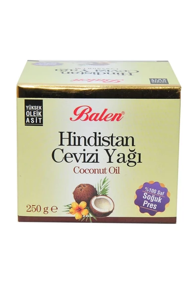 Balen Katı Hindistan Cevizi Yağı Soğuk Pres 250 gr