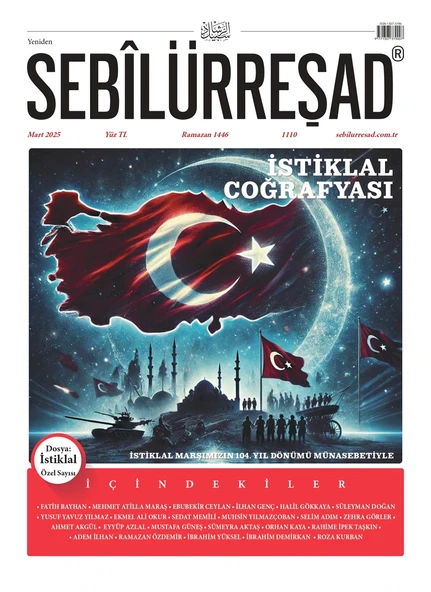 Sebilürreşad Dergi 1110.Sayı Mart 2025 ürün görseli 1