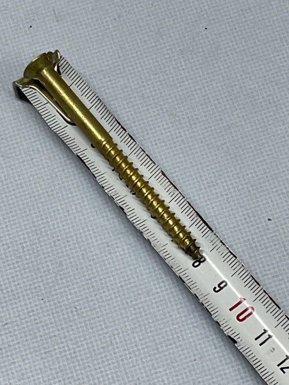 ahşap vidası 80x6 20 adet düz sunta vidası 8 cm düz vida - 3
