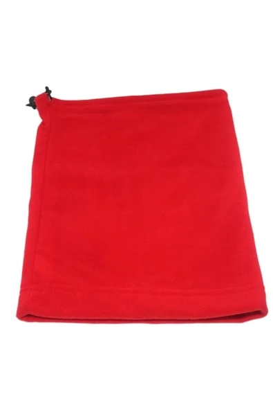 Yeni Sezon Unisex Sonbahar ve Kış için Polar Boyunluk Kırmızı - 3