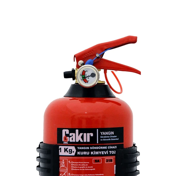 ÇAKIR 1 KG Yangın Söndürme Tüpü - Kuru Kimyevi Tozlu ABC - Resim 2