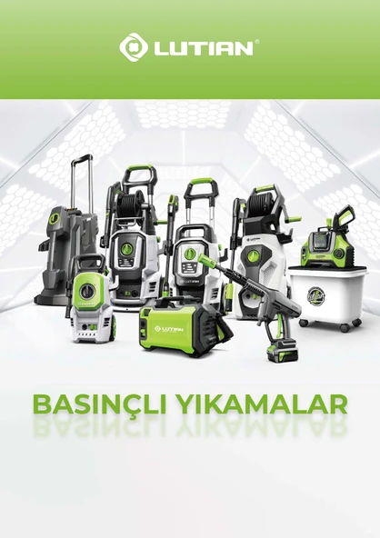 LUTIAN LC101-350 -  55 Bar Akülü Oto Araba Yıkama Makinesi - 40 Volt 2 Amper Tek Akülü - 4