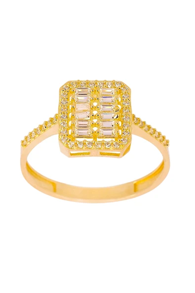 Cigold Taşlı Yüzük 14 Ayar Altın 1.88 Gr OA-C11601029153