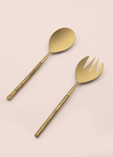 The Mia CKB0179 Goldy Salata Servis Takımı 2 Parça - 3