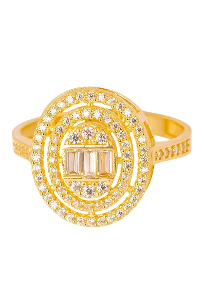 Cigold Taşlı Yüzük 14 Ayar Altın 2.46 Gr OA-C11501029147 - 4