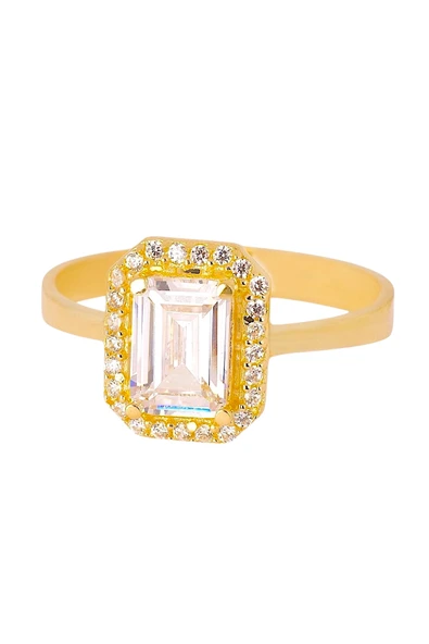 Cigold Taşlı Yüzük 14 Ayar Altın 1.78 Gr OA-C11501029148 - 4