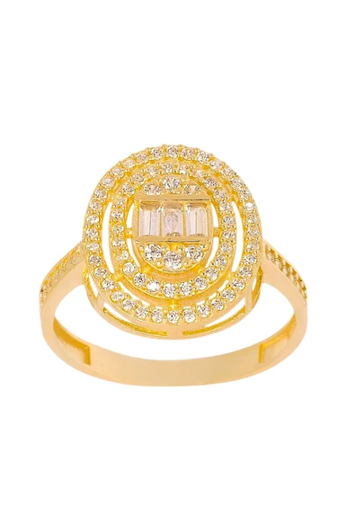 Cigold Taşlı Yüzük 14 Ayar Altın 2.46 Gr OA-C11501029147