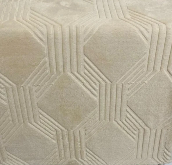 ÖZDİLEK BATTANİYE TEK KİŞİLİK TRENDY BEJ - Resim 3