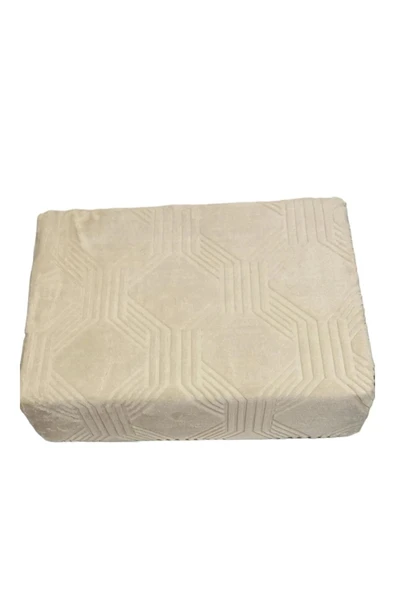 ÖZDİLEK BATTANİYE TEK KİŞİLİK TRENDY BEJ - Resim 2