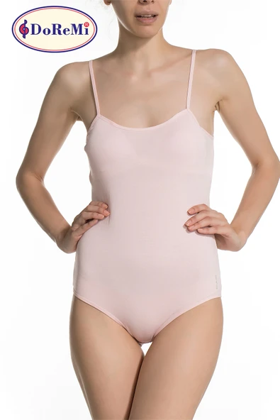 DoReMi İnce Askılı Kaplı Body - Resim 12