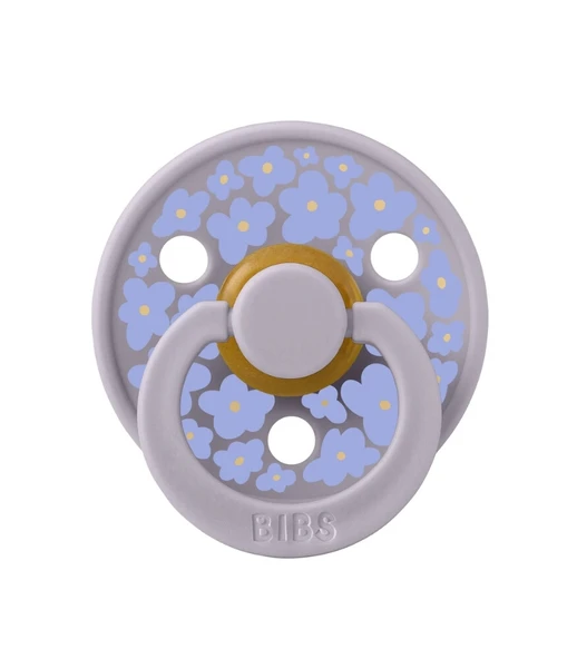 Bibs Studio Colour Jasmine Field Kauçuk Emzik 0-6 Ay Fossil Grey ürün görseli 1