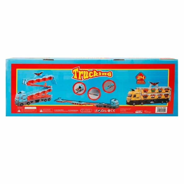 Prestij Launcher Transporter 2 Araçlı Yarış Pistli Tır Fab-1604 - 4