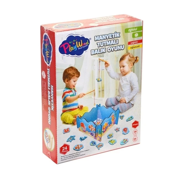 Playwood Manyetik Tutmalı Balık Oyunu 381