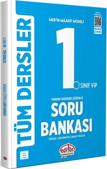 1. Sınıf VİP Tüm Dersler Soru Bankası Editör Yayınları