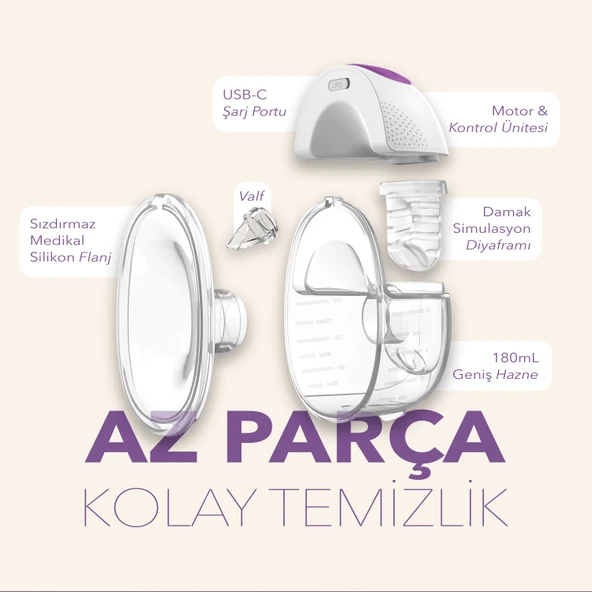 Mochi Giyilebilir Göğüs Pompası - 7