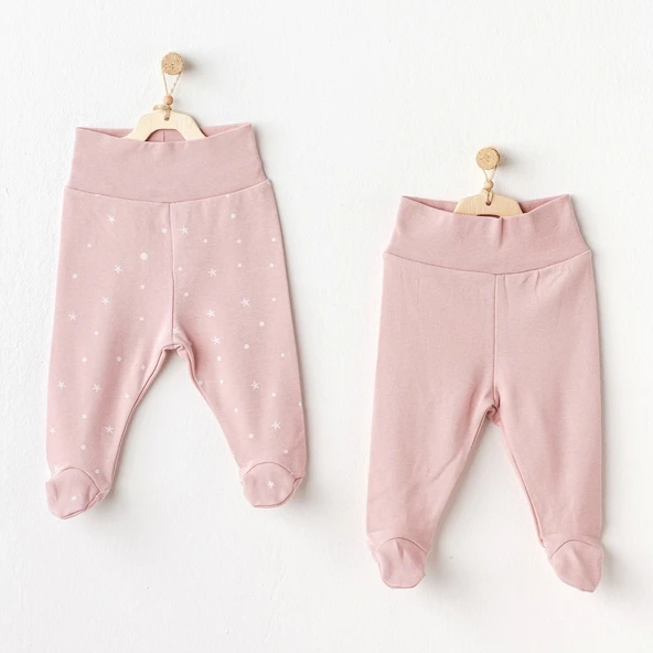 Andywawa Ac25049 Puppy Gazelle 2'li Patikli Pantolon Pink