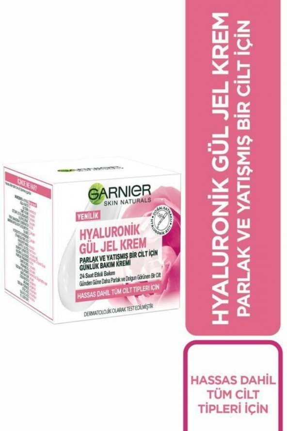 Garnier Hyaluronik Gül Jel-krem - Parlak Ve Yatışmış Bir Cilt Için Günlük Bakım Kremi - 2