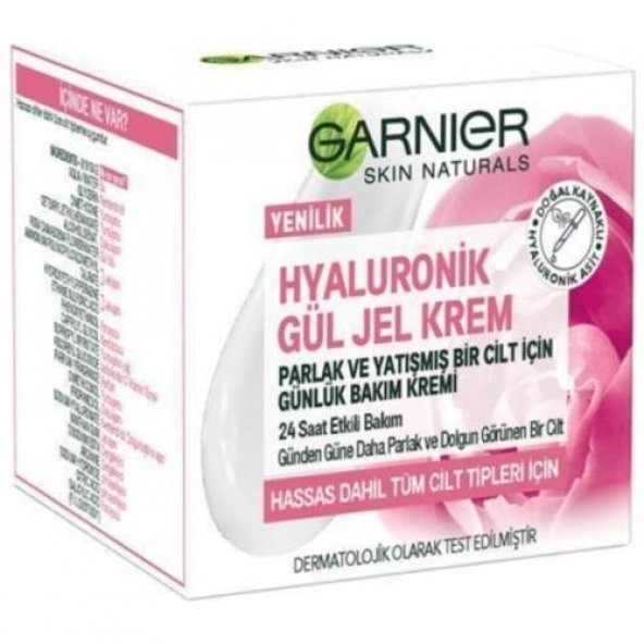 Garnier Hyaluronik Gül Jel-krem - Parlak Ve Yatışmış Bir Cilt Için Günlük Bakım Kremi - 3