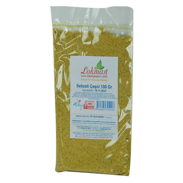 Sebzeli Çeşni Karışık Magi Baharatı 100 Gr Paket