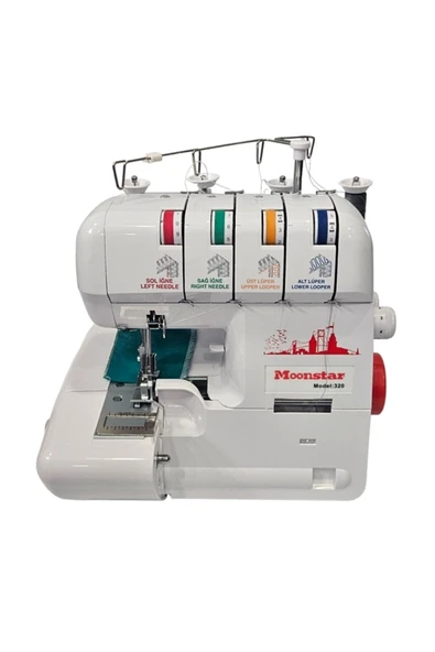 Moonstar  Ev Tipi Overlok Dikiş Makinesi 3-4 İplik / Model 320