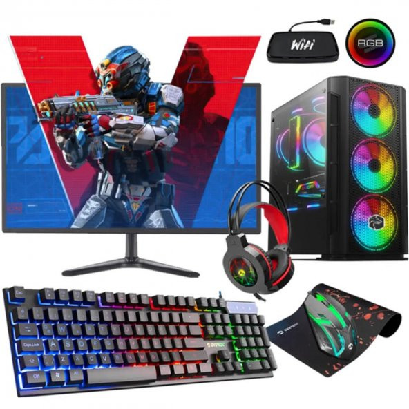 Zeiron Vulcan Lite X55 İ5-3470 16GB 120GB GT730 18.5 Oyun Bilgisayar - 1