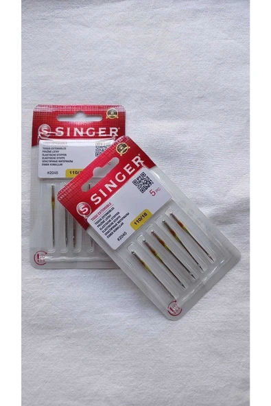 SİNGER  Sınger 2 Paket 18 Numara Dikiş Makinası Iğnesi (Kot) ürün görseli