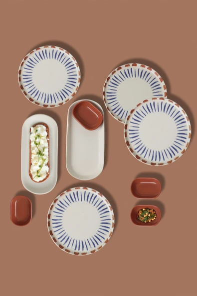 Keramika Red Line Kahvaltı Takımı 10 Parça 4 kişilik 21606 ürün görseli 1