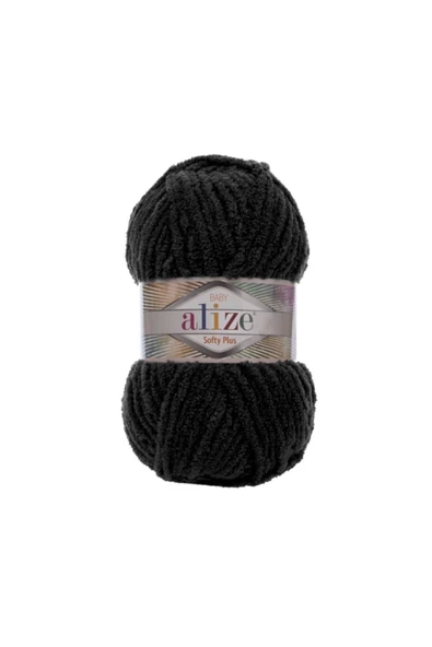 Alize  5 Adet Alize Softy Plus 60 Siyah