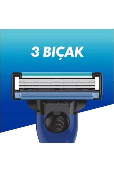 Orqinel  Gillette Mach3 Sport Tıraş Makinesi + 2 Adet Yedek Tıraş Bıçağı - 4