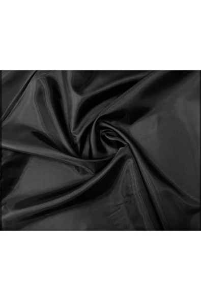 ÇORUM TERZİ LEVAZIMAT  Siyah Polyester astar en 150cm boy uzunluğu 100 cm