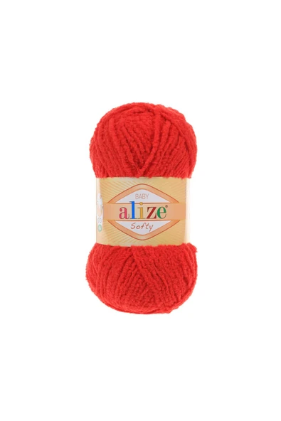 Alize  5 Adet Alize Softy 56 Kırmızı