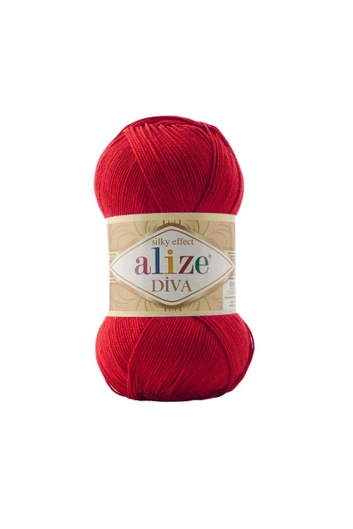 Alize  ALİZE DİVA COLOR 106 KOYU KIRMIZI