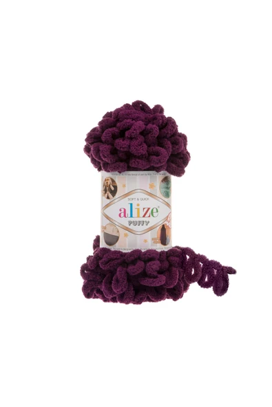 Alize  5 Adet Alize Puffy 111 Mürdüm ürün görseli 1