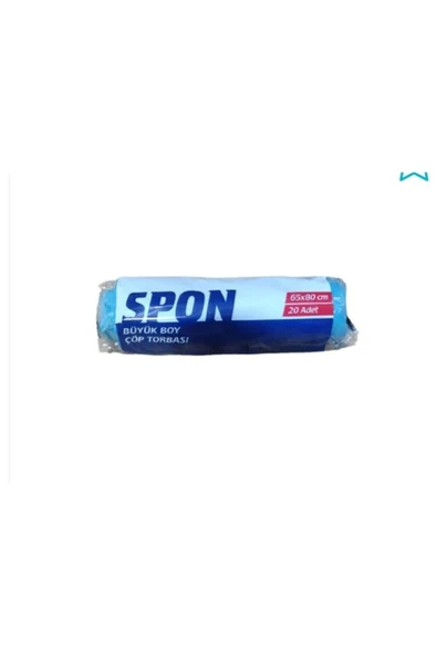 Spon  Büyük Boy Çöp Torbası 20'li Spon 20'li