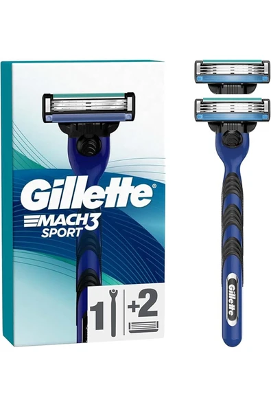 Orqinel  Gillette Mach3 Sport Tıraş Makinesi + 2 Adet Yedek Tıraş Bıçağı - 2