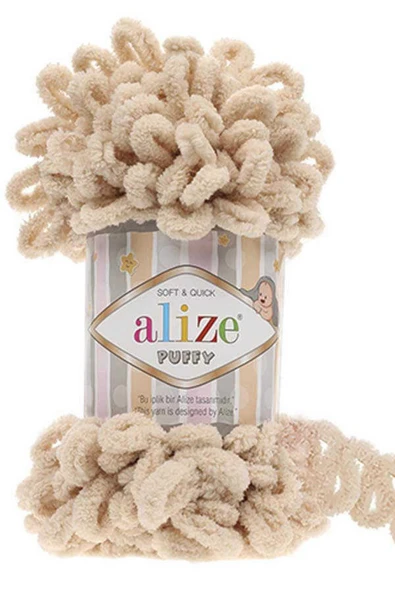 Alize  ALİZE PUFFY 100 GR TEKLİ 310 BAL KÖPÜĞÜ