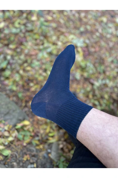 Mersella  Pamuklu Yumuşak Karışık 6'lı Erkek Soket Çorap Pamuklu Çorap Yumuşak Çorap - Resim 7