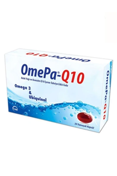 OmePa Q10 Omega 3 Ubiquinol 30 Kapsül