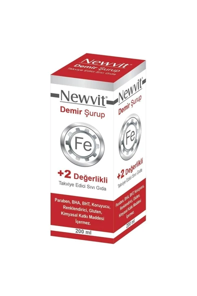 Newvit Demir Şurup 200 ml